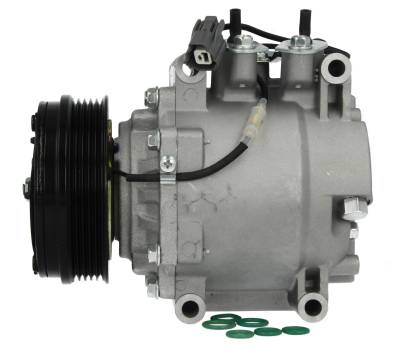 A/C Ac Compressor Compatible With 2007-2014 Honda Fit Sport 1.5L L4 L15a7 L15a1 Sanden Trse07