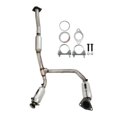 Center Direct-Fit Cat Converter Compatible With 2009-2020 Chevrolet Gmc Van 2500 4.8L V8 Ohv 16V