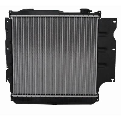 Rareelectrical - Radiator Compatible With 1987-1995 1997-2006 Jeep Wrangler Yj Tj 4.2L 4.0L 2.5L 2.4L L4 L6 Downflow - Image 1