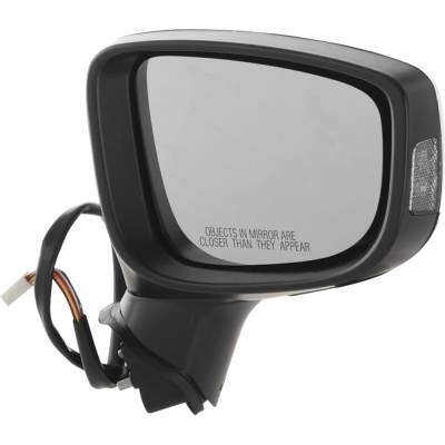 Side Mirror Compatible With 2014-2016 Mazda 3 3 Sport 2.0L 2.5L I4 Pe-Vps Py-Vps Right Passenger