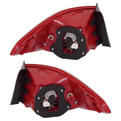 Rareelectrical - New Halogen Outer Pair Tail Lights Compatible With Kia Rio Lx 1.6 2018 2019 2020 2021 2022 2023 By - Image 5