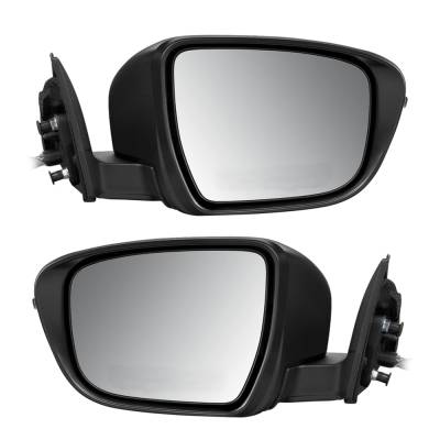 Rareelectrical - New Left Driver & Right Passenger Side Door Mirror Compatible With 2014-2016 Nissan Rogue Power - Image 1