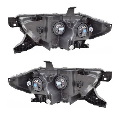 Rareelectrical - New Pair Of Halogen Headlights Compatible With Toyota Tacoma Sr Extended Cab Pickup 3.5L 2019 2020 - Image 2