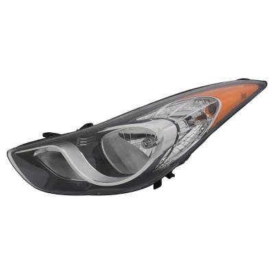 Rareelectrical - New Left Halogen Headlight Compatible With Hyundai Elantra Gls Sedan 4 Door 1.8L 2011 2012 2013 By - Image 5
