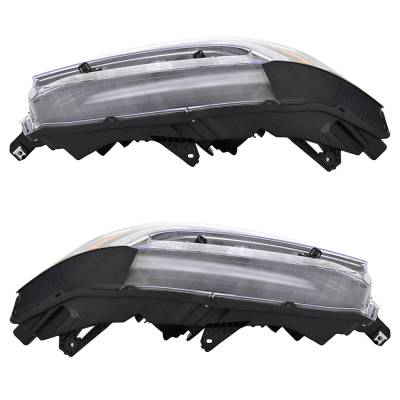 Rareelectrical - New Pair Of Headlights Compatible With Honda Ridgeline Rtl Crew Cab Pickup 4-Door 3.5L 2021 2022 - Image 2