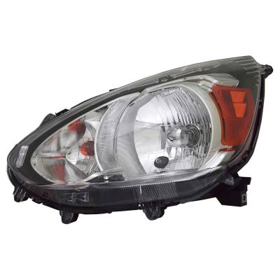 Rareelectrical - New Left Headlights Compatible With Mitsubishi Mirage Rf Hatchback 2015 By Part Numbers Mi2503164 - Image 1
