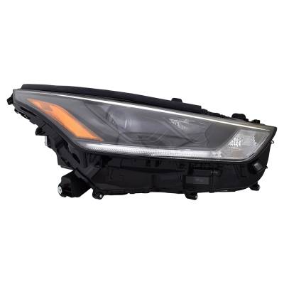 Rareelectrical - New Right Headlight Compatible With Toyota Highlander Xle Sport Utility 2021 By Part Number - Image 1