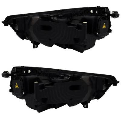 Rareelectrical - New Pair Of Headlights Compatible With Audi Q5 Premium 4-Door 2.0L 2018 2019 2020 By Part Number 80A - Image 2
