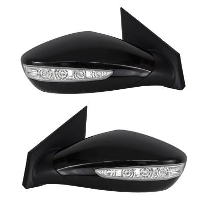 Rareelectrical - New Pair Of Door Mirrors Fits Hyundai Sonata Se 2011-2014 87610-3Q110 Hy1321168 - Image 2