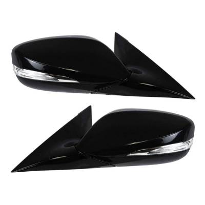 Rareelectrical - New Door Mirrors Pair Fits Hyundai Veloster 13 87614-3X000 87610-2V350 Hy1321195 - Image 2