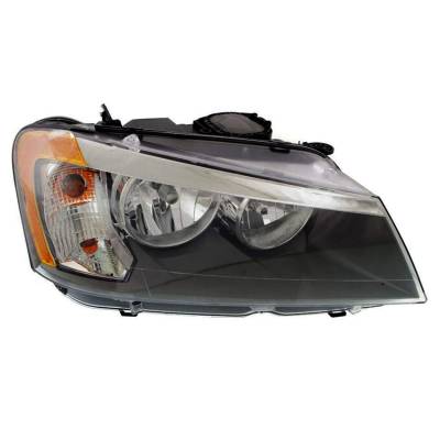 New Right Side Halogen Headlight Compatible With Bmw X3 3.0Si Sport 2011-2014 By Part Number