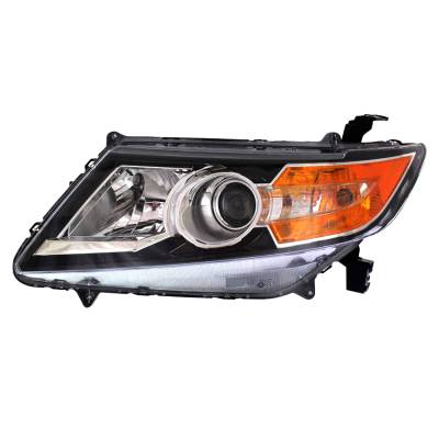 New Left Halogen Headlight Compatible With Honda Odyssey Touring Mini Passenger 2014-2017 By Part