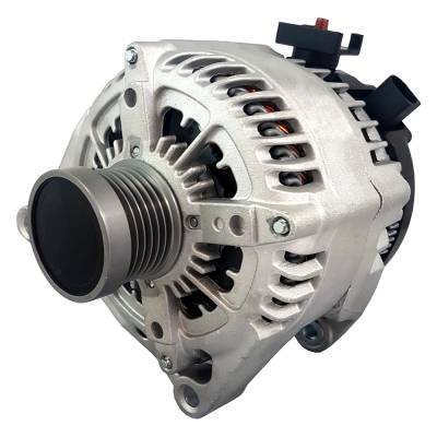 Rareelectrical - New 175A Decoupler Pulley Wheel Internal Fan 6 Groove Cw Alternator Compatible With Bmw Sport - Image 2