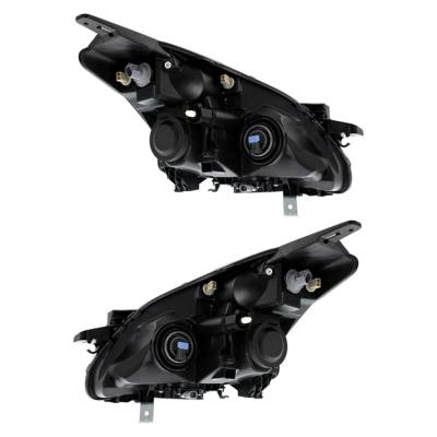 Rareelectrical - New Pair Of Hid Headlight Compatible With Nissan Altima Sedan 2010-2012 By Part Number 26010-Zx20a - Image 2