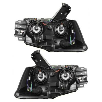 Rareelectrical - New Pair Of Headlight Compatible With Nissan Armada Le Se Sport 2005-2007 By Part Number 26010-7S026 - Image 2