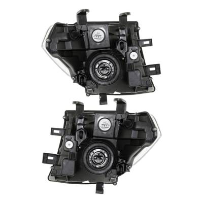 Rareelectrical - New Pair Of Halogen Headlight Compatible With Nissan Frontier Le Extended Cab 2005-2008 By Part - Image 2