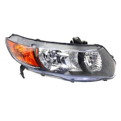 New Right Side Headlight Compatible With Honda Civic Ex Lx Coupe 2006-2009 By Part Number
