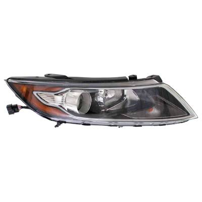 New Passenger Side Headlight Compatible With Kia Optima Hybrid 2012 By Part Number 92102-4U020