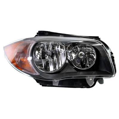New Halogen Headlight Assembly Compatible With 2008-2011 Bmw 128I Coupe Convertible E82 E88 3.0L N52