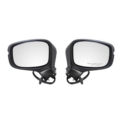 Rareelectrical - New Pair Of Door Mirrors Fits Honda Odyssey Elite Ex-L 2018 Power 76200Thra41ze - Image 2