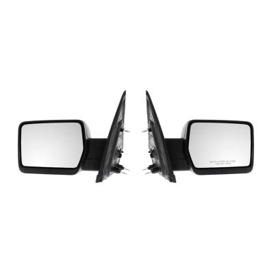 Rareelectrical - New Left Driver & Right Passenger Side Door Mirror Compatible With 2009-2014 Ford F-150 Power Manual - Image 2