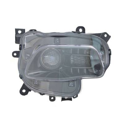 New Right Side Headlight Fits Jeep Cherokee 2014 Black Trim Ch2503249 68102846Ae