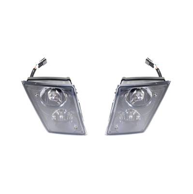 New Fog Light Pair Fits Volvo Vnl Base Straight Truck 2012-16 With Drl 82793458