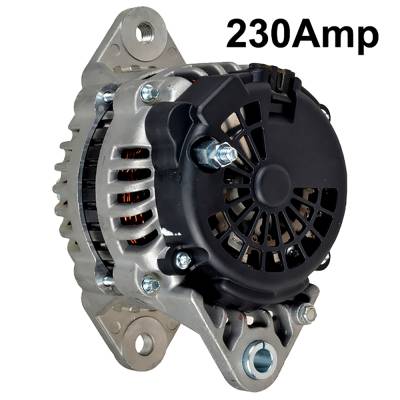 Rareelectrical - New 12V 230A Alternator Fits Mack Ch Cl Dm Mr Rb Series 1999-08 8600142 4380686 - Image 2