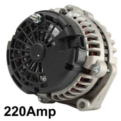 Rareelectrical - New 220 Amp Alternator Compatible With 2005-2007 Cadillac Escalade Chevrolet Silverado 1500 - Image 2