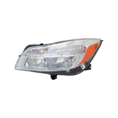Left Driver Headlight Assembly Compatible With 2011-2013 Buick Regal Premium I Premium Ii 2.0L Lhu