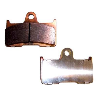 Rear Brake Pads Compatible With 2002-2008 Yamaha Grizzly 660 Yfm660 Atv Utility Semi-Metallic