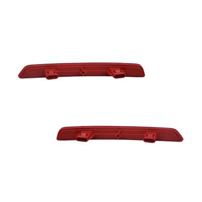 Rareelectrical - New Pair Of Reflector Lights Compatible With Acura Tl 3.5L 12-14 33505-Tk4-A11 33555Tk4a11 - Image 2