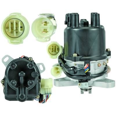 Rareelectrical - Distributor Assembly With Cap And Rotor Compatible With 1988-1991 Honda Crx Si Hf Dx Base Coupe - Image 6