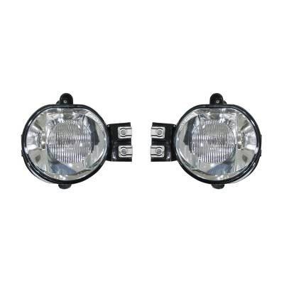 New Pair Of Fog Light Compatible With Dodge Ram 3500 02-08 55077474Ae 55077475Ae Ch2593121 Ch2592121