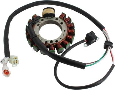 Stator Compatible With Yamaha Warrior 350 Yfm350x Big Bear 350 Yfm350fw Kodiak 400 Yfm400fw Moto-4