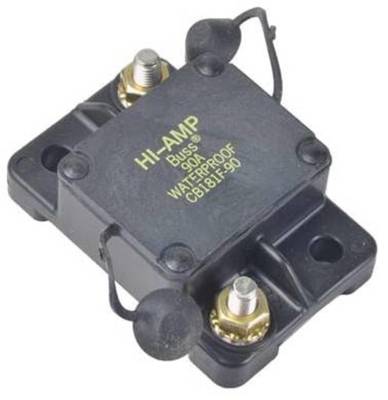 New Cooper Bussman Circuit Breaker Compatible With 0-30Vdc 90 Amp Automatic Type 1 Cb181f90