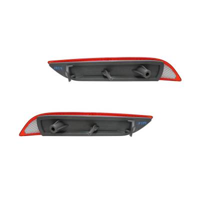 Rareelectrical - New Pair Of Reflector Lights Compatible With Scion Im 2016 81910-12110 8192012110 8191012110 - Image 3