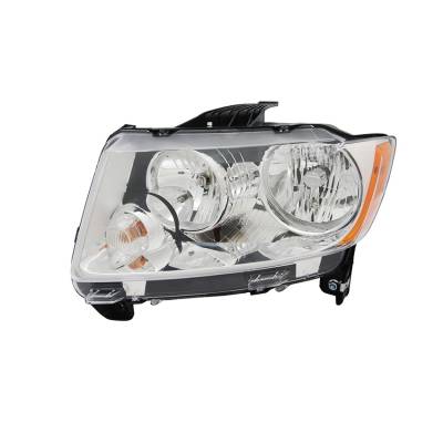 New Left Head Light Compatible With Jeep Compass 2.0L 2.4L 2011-2013 68088869Ac Ch2518139