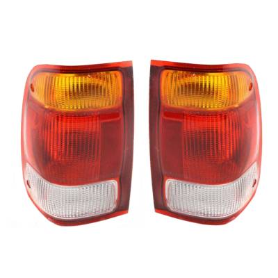 New Pair Of Tail Lights Compatible With Ford Ranger 1998-1999 Fo2800121 Fo2801121 F87z 13404 Ba