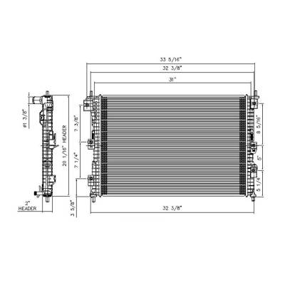 Rareelectrical - New Radiator Assembly Compatible With Ford Explorer 3.5L 2013-2014 Fo3010341 Db5z 8005 A Db5z-8005-A - Image 7