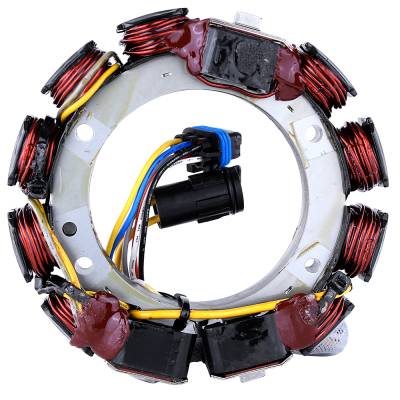Rareelectrical - Stator Compatible With Johnson Evinrude 150Hp 6 Cylinder 60 Degree Outboard 1991-2006 584109 584981 - Image 2
