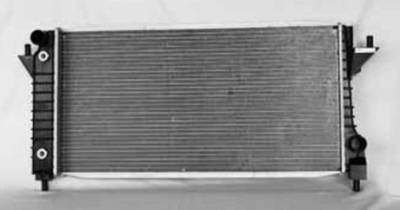 Rareelectrical - New Radiator Assembly Compatible With Ford 96-07 Taurus 3.0L3.4L V6v8 182 207 Cid 8011830 1830 - Image 2