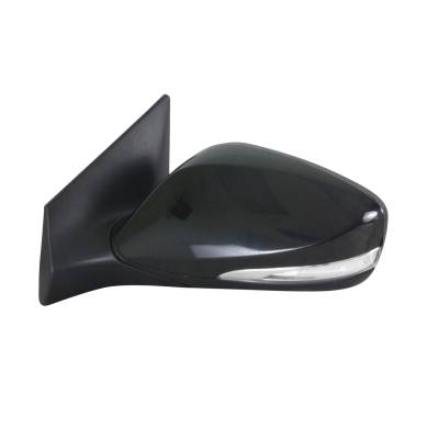 Lh Door Mirror Compatible With Hyundai 11-12 Elantra Sedan Power Heated W/Signal Hy1320178