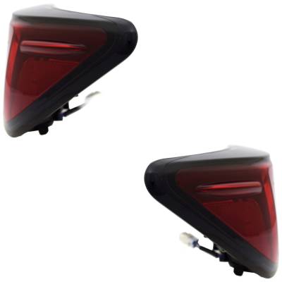 Rareelectrical - Pair Of Tail Light Compatible With Toyota Corolla Base Hatchback Corolla Nightshade Hatchback Se Xse - Image 7