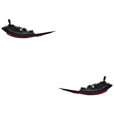Rareelectrical - New Pair Of Tail Lights Compatible With Lexus Rx350 Premium Sport Utility Rx500h F Sport Performance - Image 9