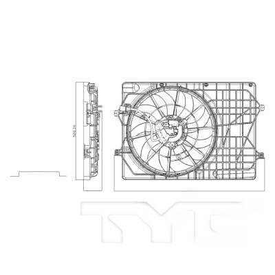 Rareelectrical - New Cooling Fan Compatible With Kia Carnival Sx Prestige 3.5L V6 3470Cc Naturally Aspirated Mini - Image 7