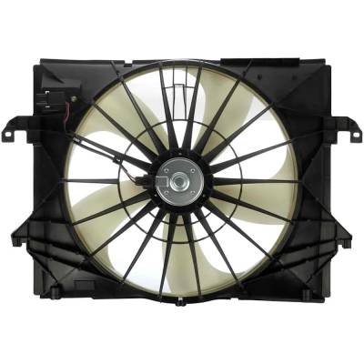 Rareelectrical - New Single Cooling Fan Assembly Compatible With Dodge Ram 1500 St 6 Cyl 3.7L 1500 Sxt 6 Cyl 3.7L Ram - Image 1