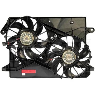New Dual Cooling Fan Assembly Compatible With Chrysler Dodge Challenger Srt8 8 Cyl 6.1L 300 C 8 Cyl