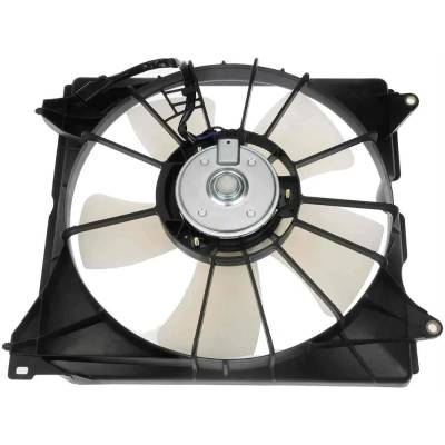 Rareelectrical - New Left Cooling Fan Assembly Compatible With Honda Accord Lx 4 Cyl 2.4L Accord Ex 4 Cyl 2.4L Accord - Image 1