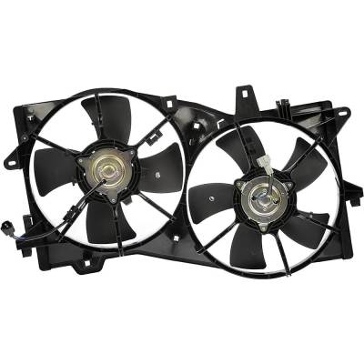 New Dual Cooling Fan Assembly Compatible With Mazda Mpv Es 6 Cyl 3.0L Mpv Lx 6 Cyl 3.0L 2002-2005 By